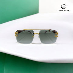 Millionaire D/B Green Sunglass