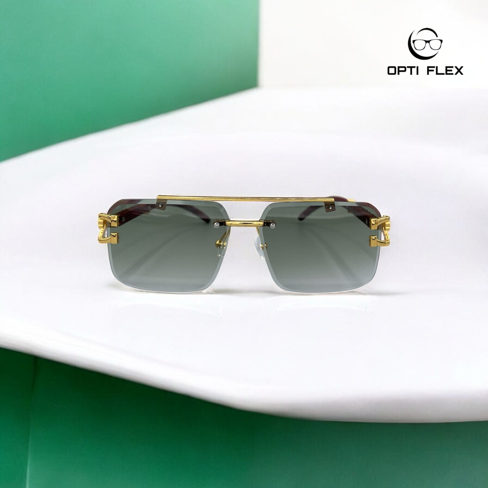 Millionaire D/B Green Sunglass