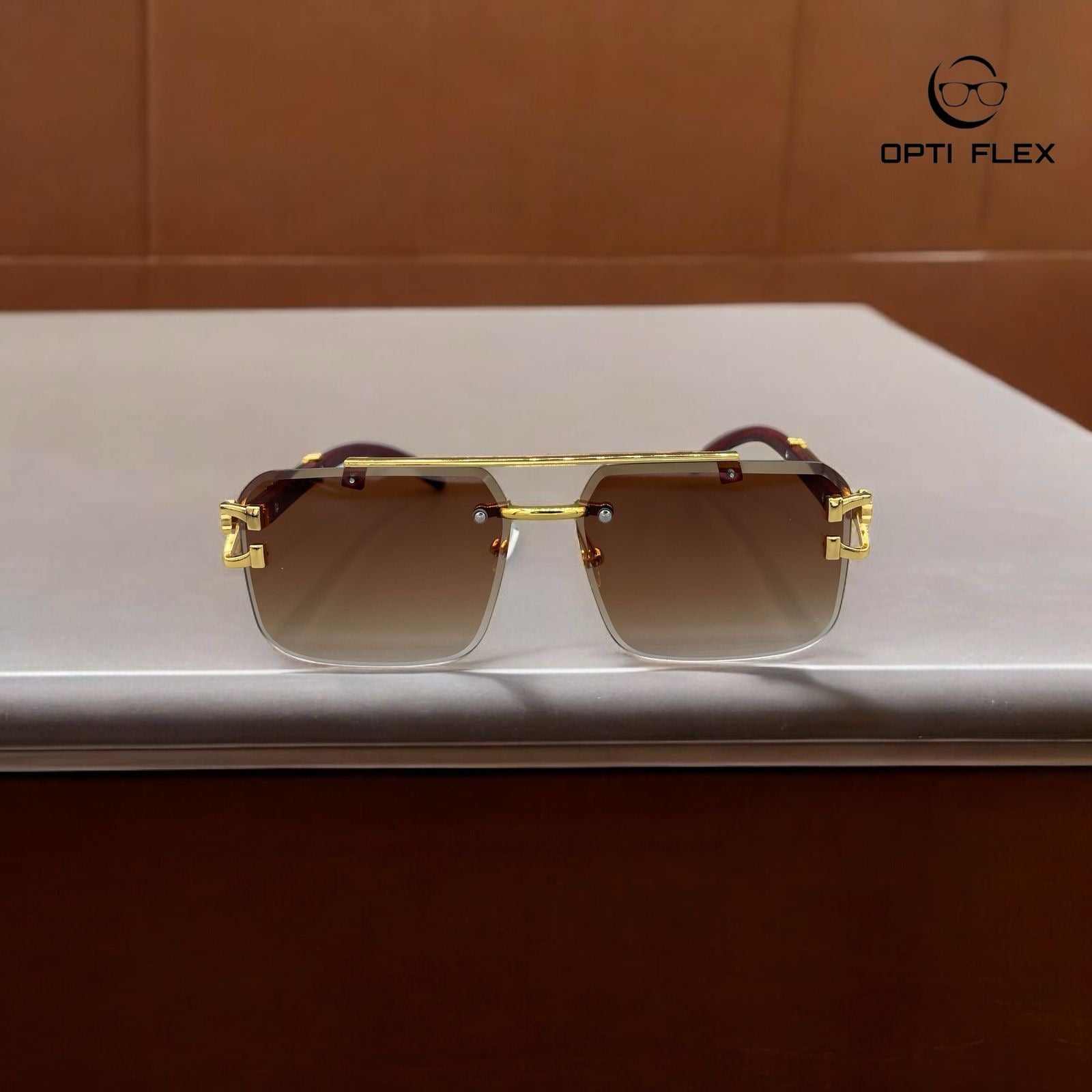 Millionaire D/B Brown Sunglass